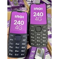 Điện Thoại 4G inoi 240 4G Màn hình 2.4inch ưu điểm dùng được pin 5C - BH 12 tháng mới 100%