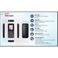 điện thoại 4g Masstel Izi S3 4G - Hỗ trợ 4G - Điện thoại cục gạch- Điện thoại người già hãng