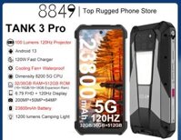 Điện thoại 8849 Tank 3 Pro(máy chiếu 100 lumens, 120Hz, RAM 32GB/36GB, ROM 512GB,Pin 23800mAh, sạc nhanh 120W, camera 5G,camera 200MP)