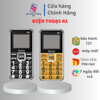 Điện thoại A1 mobile dành cho người già loa to,sóng khỏe,pin trâu,đọc phím,100% full box