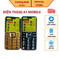 Điện thoại A1 mobile dành cho người già loa to,sóng khỏe,pin trâu,đọc phím,100% full box