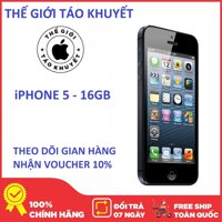 Điện thoại Apple IPHONE 5-16GB - Tặng cáp - Bảo hành 12T - Giá rẻ - Thế Giới Táo Khuyết