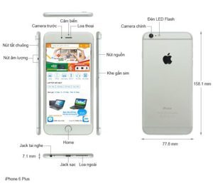 Điện thoại iPhone 6 Plus 32GB hàng cũ