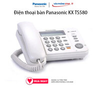 Điện thoại bàn Panasonic KX TS580 Màn hình LCD hiển thị số gọi đến gọi đi. Nhớ được 50 số gọi đến và 20 số gọi đi