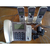 Điện thoại bàn Panasonic KX-TGF310CX. 1 mẹ + 6 con. Gọi nội bộ không cần đi dây , không tốn cước.