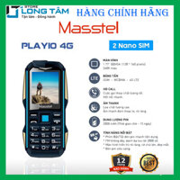 Điện thoại bàn phím bấm hiệu Masstel Play 10 - 4G - Hàng chính hãng - Giá Rẻ - Xanh đen