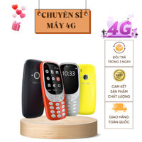 Điện Thoại Bàn Phím Nokia 3310 Sóng 4G, 2 Sim Loa To, Sóng Khỏe [Bảo Hành 12 Tháng]
