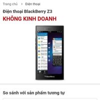 Điện Thoại BlackBerry Z3