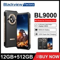 Điện thoại Blackview BL9000 5G chống va đập 24GB 512GB 50MP 8800mAh với sạc 120W 6.78
