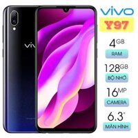 Điện thoại cảm ứng giá rẻ Vivo Y97 2 sim RAM 4GB, bộ nhớ 128GB kiểu dáng nhỏ gọn, bảo hành 06 tháng