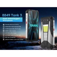 Điện thoại chắc chắn unihertz Tank 3 (pin  23800mAh,sạc nhanh  120W, Ram 32GB(16+16),rom  512GB, ,5G ,camera 200MP)