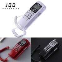Điện thoại có dây JQD, Điện thoại di động cố định nhỏ gọn, Người gọi ID Máy tính để bàn treo tường Điện thoại có dây Khách sạn Văn phòng tại nhà