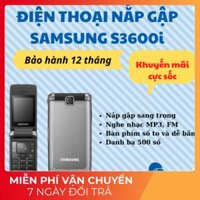 Điện thoại cổ samsung s3600i nắp gập giá rẻ cho người già