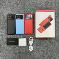Điện thoại cục gạch H6 VOLTE có 4G chuẩn - Pin 1500mAh đèn pin, loa to, hỗ trợ thẻ nhớ