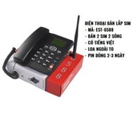 Điện thoại để bàn không dây Huawei GSM 6588 lắp sim gphone homphone,sim di động viettel vina mobi... SiziBOX