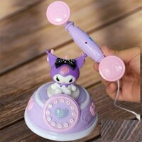 Điện thoại để bàn phát nhạc cho bé, đồ chơi điện thoại mô hình kuromi có hộp đẹp, quà tặng sinh nhật