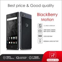 Điện Thoại Di Động BlackBerry Motion Tân Trang Mở Khóa Ban Đầu - 32GB RAM 4GB, Camera 12MP, Miễn Phí Vận Chuyển