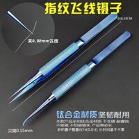 Điện Thoại Di Động Bo Mạch Chủ Sửa Chữa Vân Tay Đường Bay Siêu Chân Mũi Nhọn Hợp Kim Titan Nhíp Thẳng Khuỷu Tay Độ Chính Xác Cao Mũi Nhọn Mịn Nhíp #工具250309#