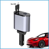 Điện thoại di động Bộ sạc ô tô 120W Điện thoại ô tô Sạc nhanh Bộ sạc USB ô tô đa chức năng với Displa huebasevn