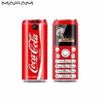 Điện Thoại Di Động Mini MAFAM K8 1.0 Inch Điện Thoại Quay Số Bluetooth Hai SIM Nhỏ Nhất 600MAh Máy Ảnh MP3 Pepsi Coca Cola Hình Dạng Mẫu Điện Thoại Di Động Bỏ Túi Cho Học Sinh