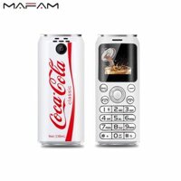 Điện Thoại Di Động Mini MAFAM K8 1.0 Inch Điện Thoại Quay Số Bluetooth Hai SIM Nhỏ Nhất 600MAh Máy Ảnh MP3 Pepsi Coca Cola Hình Dạng Mẫu Điện Thoại Di Động Bỏ Túi Cho Học Sinh