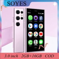 Điện thoại di động mini SOYES S23 Màn hình 3.0 inch Điện thoại thông minh mini 16GB + 1TB HD camera kép SIM