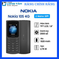 Điện thoại di động Nokia 105 4G - Hàng chính hãng -  BlackĐen