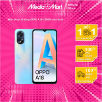 Điện thoại di động OPPO A18-128GB màu Xanh.Mới Chính Hãng,BH12 tháng, Pin 5000mAh,Chơi Game siêu mượt