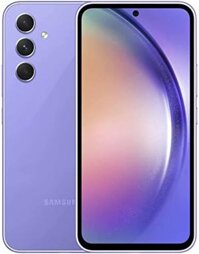 Điện thoại di động Samsung Galaxy A54 5G dòng A, Mở khóa nhà máy, Điện thoại thông minh Android, 128GB với màn hình chất lỏng 6.4”, Camera Hi Res, Pin lâu dài, Thiết kế tinh tế, Phiên bản Mỹ, Năm 2023, Màu Tim Tuyệt Vời.