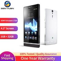 Điện thoại di động Sony Ericsson Xperia S LT26i , 3G, màn hình 4.3 inch, RAM 1GB, ROM 32GB, camera 12MP + 1.3MP, có WIFI, GPS, 2 nhân, hệ điều hành Android.