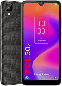 Điện thoại di động TCL 30 Z đã mở khóa, Màn hình 6.1 HD+, Android 12 thông minh, RAM 32GB+3GB, Bộ nhớ mở rộng lên đến 512GB, Pin 3000mAh, tích hợp GPS, Phiên bản Hoa Kỳ, Màu đen Prime.