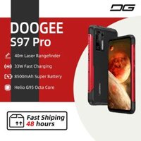 Điện thoại DOOGEE S97 Pro chống sốc 8500mAh 40m Đo Laser 48MP QuadCamera Smartphone Helio G95 Octa Core 8GB+128GB NFC
