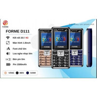 Điện thoại FORME D111 4G
