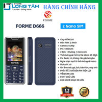 Điện thoại Forme D666 4G - Hàng chính hãng - Đỏ