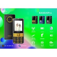 Điện thoại Goly Base 25 Pro 4G LTE , Gọi HD Call ,Màn hình lớn, Pin trâu - Hàng chính hãng