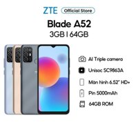 ĐIỆN THOẠI HỌC SINH GIÁ RẺ ZTE Blade A52 3/64gb