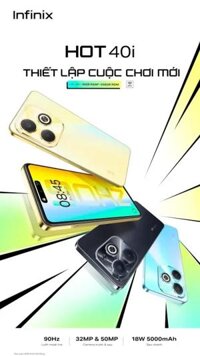 Điện Thoại Infinix Hot 40i 4GB/128GB - Hàng Chính Hãng