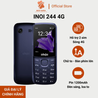 Điện thoại INOI 244 4G - Giá đại lý, 2 SIM 4G, Chữ to, Pin trâu, Hỗ trợ pin 5C - Bảo hành 12 tháng