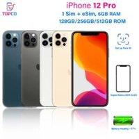 Điện thoại iPhone 12 Pro 6GB RAM, 128/256/512GB bộ nhớ trong, màn hình 6.1 inch