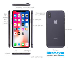 Điện thoại iPhone X 256GB