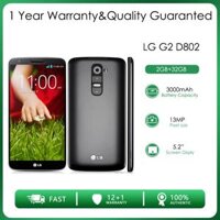 Điện Thoại LG G2 D802  Tân Trang 4G LTE Màn Hình 5.2 ''RAM 2GB 32GB ROM 13MP + 2.1MP A-GPS Quad Core