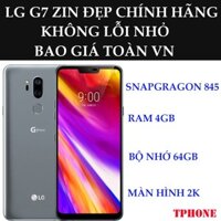Điện thoại LG G7 ThinQ Mỹ( Like New)CHÍNH HÃNG CẤU HÌNH CAO GIÁ TỐT