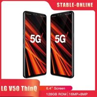 Điện Thoại LG V50 ThinQ 5G - , RAM 6GB, ROM 128GB, Camera 12MP + 16MP + 8MP + 5MP, Snapdragon 855 Octa Core, NFC - 6.4 inch - Điện Thoại Thông Minh