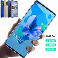 Điện thoại Ma40 Pro thông minh 6,0inch 8GB+256GB Pin 5800mAh Android 11 Thẻ Sim kép 5G Điện thoại di động đã mở khóa
