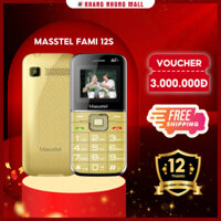 Điện thoại Masstel Fami 12S 4G(LTE) - Hàng chính hãng - Khang Nhung Mobile