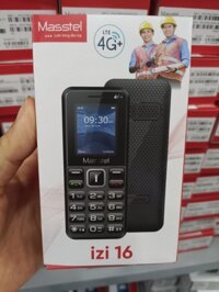 Điện thoại Masstel izi 16 4G màu đen (dùng được pin 5C)