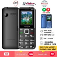 Điện Thoại Masstel Izi 20 4G, Izi 10- Loa To, Pin Trâu, 2 Sim 2 Sóng, Hỗ Trợ 4G VoLTE, Đèn Pin Sáng, Giá Rẻ [CHÍNH HÃNG]