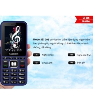 Điện thoại Masstel IZI 206