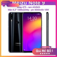 Điện thoại Meizu Note 9 màn 6.2 inch FullHD - Snap 675 ram 6G 64G Giá tốt nhất