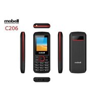 Điện thoại Mobell C206 2 sim 2 sóng có chức năng ghi âm cuộc gọi mới Full box Bảo hành 12 tháng